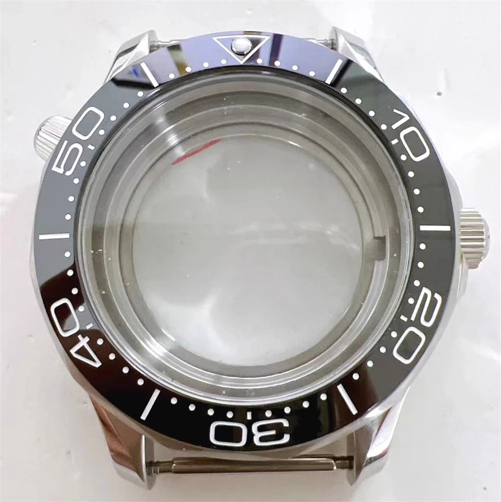 

New 120 Clicks High Quality 42mm Stainless Steel Case, Sapphire Glass Watch Case for NH35 NH36 Movement, Fits 32mm Watch Dial