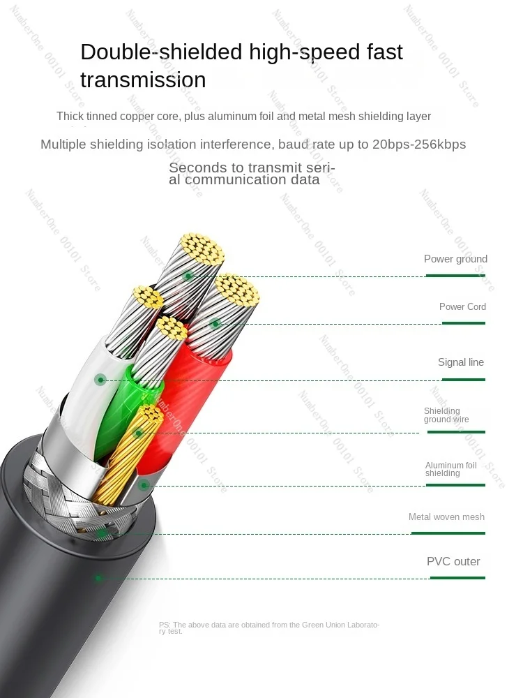 USB to 232 Serial Port Line, 9 Pin, Type C Connection, Computer Printer, Pl2303 Serial Data