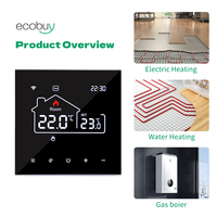 Tuya Smart Home WiFi Thermostat Water Electric Warm Floor Heating Gas Boiler Temperature Remote Controller with Google Alexa