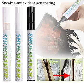 1/3Pcs Shoes Stains Removal Sneakers Anti-Oxidation Protective Pen Waterproof Repair Complementary Color White Yellow Shoe Clean