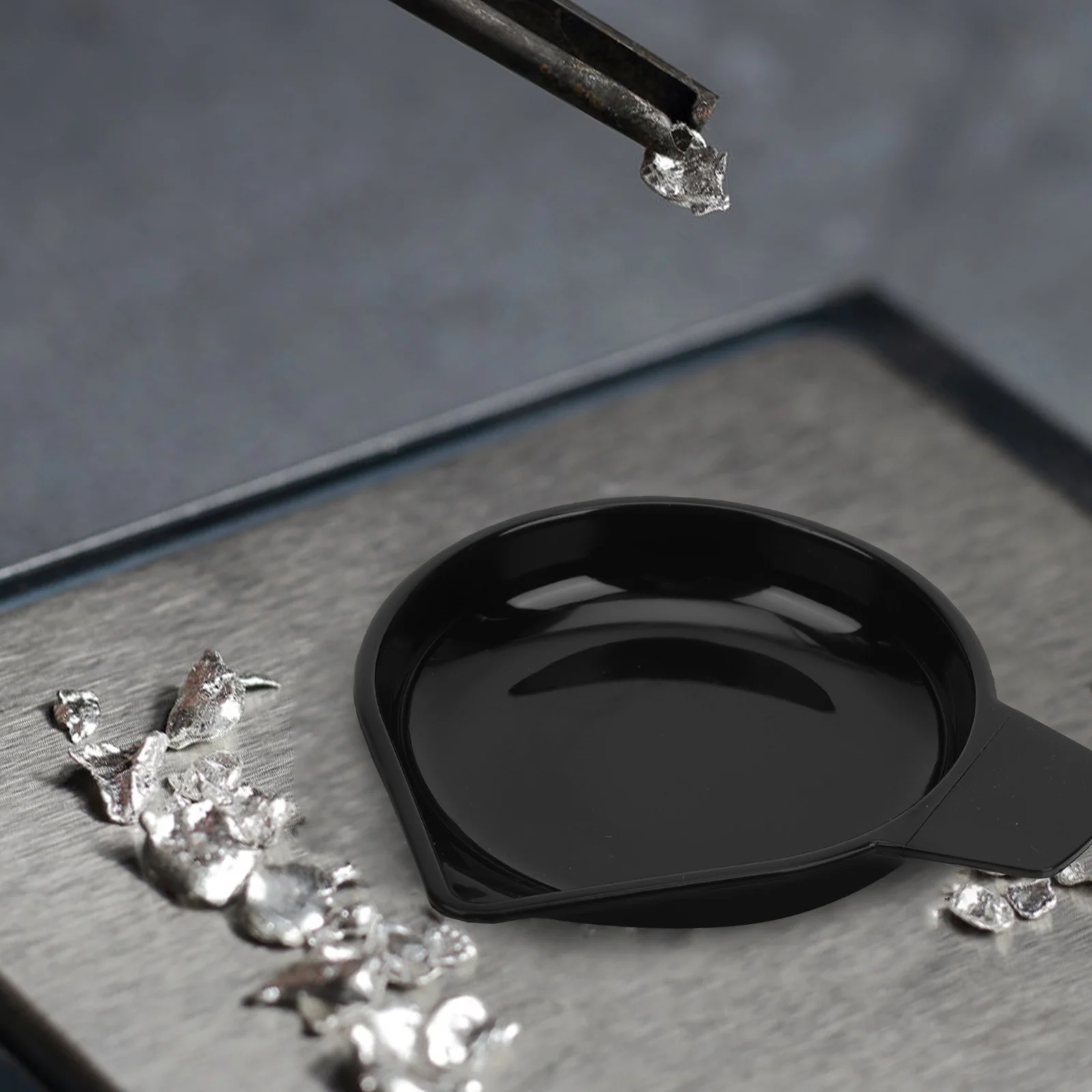 

5Pcs Plastic Weighing Dish Small Design Jewelry Scale Tray Stackable Storage Lightweight Multi-Purpose Kitchen Electronic Scale