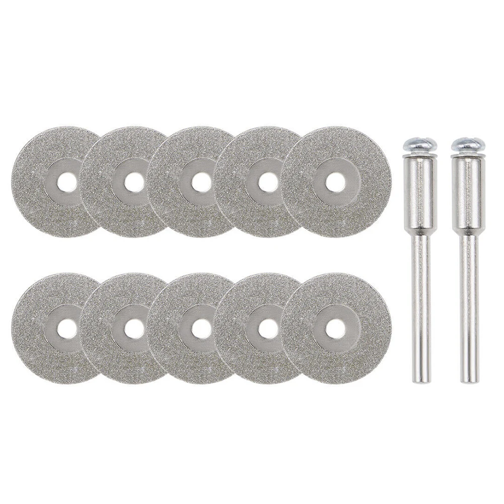 10PCS 18Mm เพชรตัดล้อดิสก์อัญมณีแก้วพอร์ซเลนกระเบื้องเลื่อยใบมีด Sharpener ตัดสว่านขัด