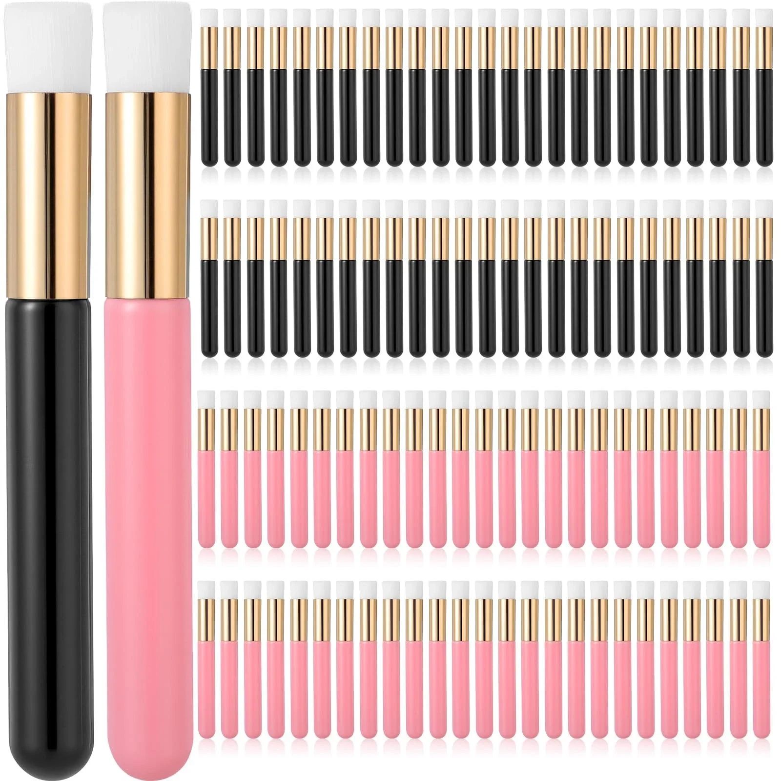 10/20/50pcs Eyelash Cleaning Brush Lash Shampoo Brush for Eyelash Extensions Peel Off Nose Pore Blackhead Remover Makeup Tools