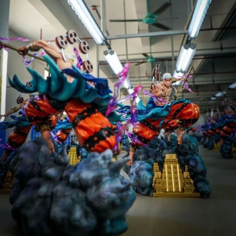 28cm Gk Jt Raytheon Enel Figurka Anime One Piece Pełne Wtryskiwanie Oleju Animacja Tide Zabawka Dekoracja Model Zestaw Garażowy Prezenty dla Dzieci