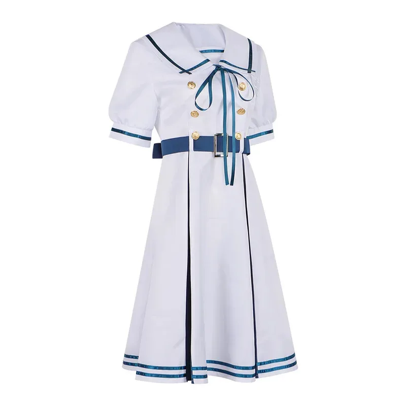 Wakaba Mutsumi JK Uniform Cosplay Anime BanG Dream! Mortis Costume Wig