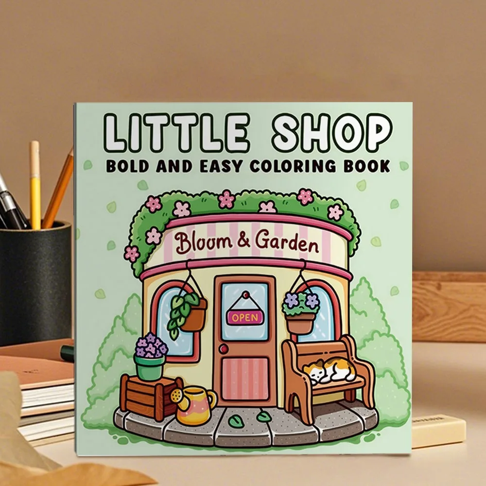 

Забавная мультяшная книжка-раскраска для снятия стресса, подарок в мягкой обложке, обучающая книга для рисования граффити для взрослых и подростков