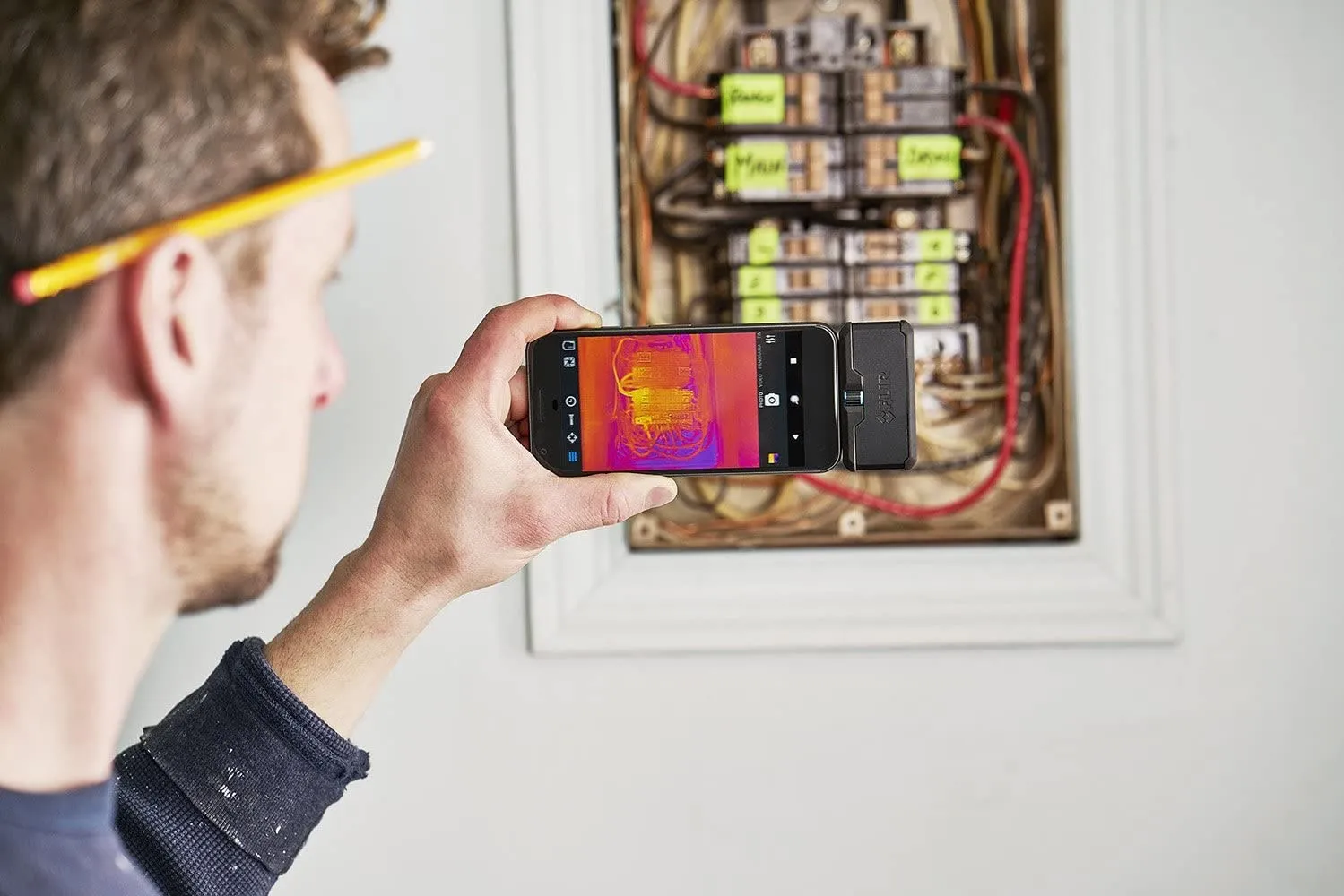 FLIR ONE PRO Thermal Camera Mobile Phone Infrared Thermal Imager for Phone IOS Android Type-C Detect Water Pipe Floor Heating