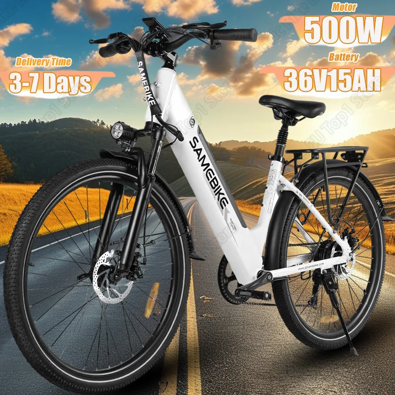 E Bike 500W Brushless Motor 36V15AH Removable Lithium Battery Electric Bike Adult 27.5 Inch Tire All-terrain Electric Bicycle