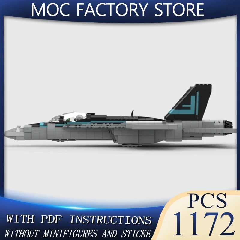 

Военная серия Moc, строительные кирпичи, модель истребителя FA-18, технология, модульные блоки, замыкание, сделай сам, сборная игрушка, праздничные подарки