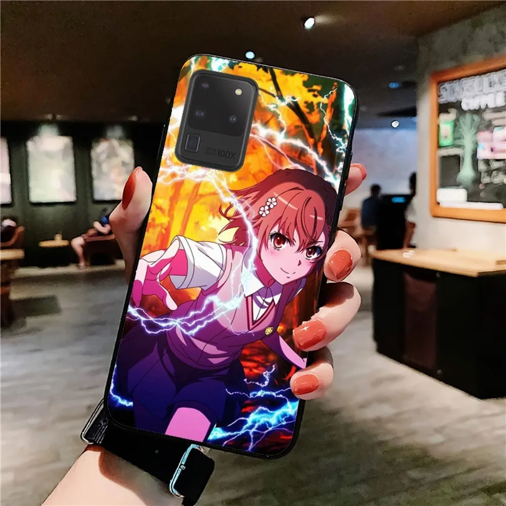 Anime M-Misaka Mikoto Cute Phone Case Silicone PC+TPU For Samsung S10 20 30 22 23 24 Plus Lite Ultra Cover