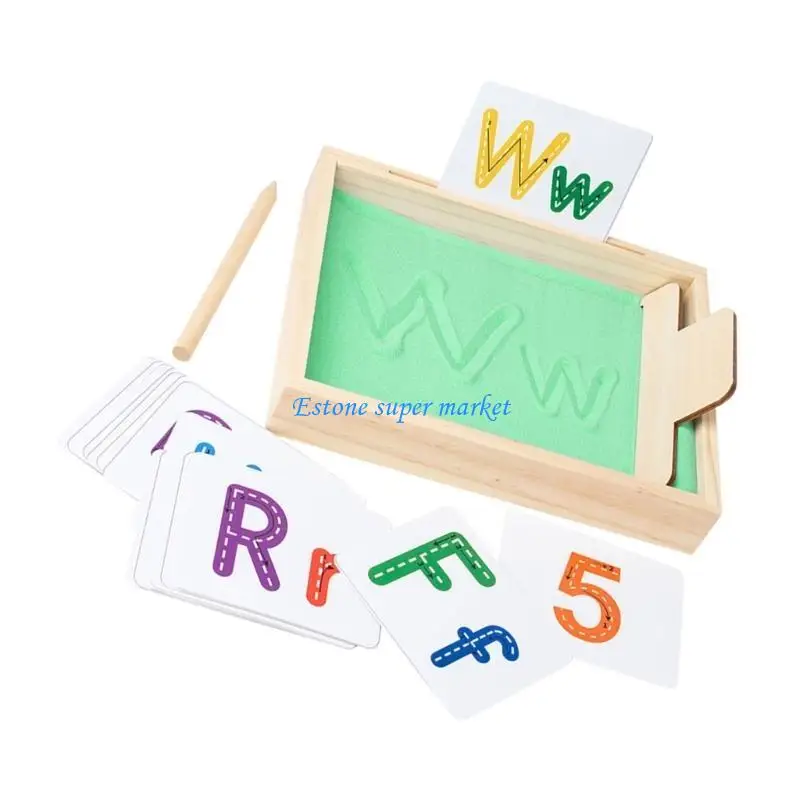 090B Herbruikbaar zandschrijfspeelgoed voor kinderen Betrokkenheid en educatief gebruik Oefenbord Kinderen