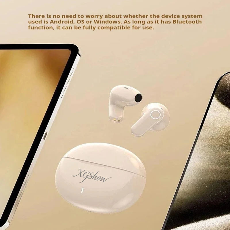 XGSHOW M21S TWS Bluetooth Headphones Wireless High Sound Quality HiFi Ultra Long Battery Life Half In-ear Earbuds Mini Portable view 6