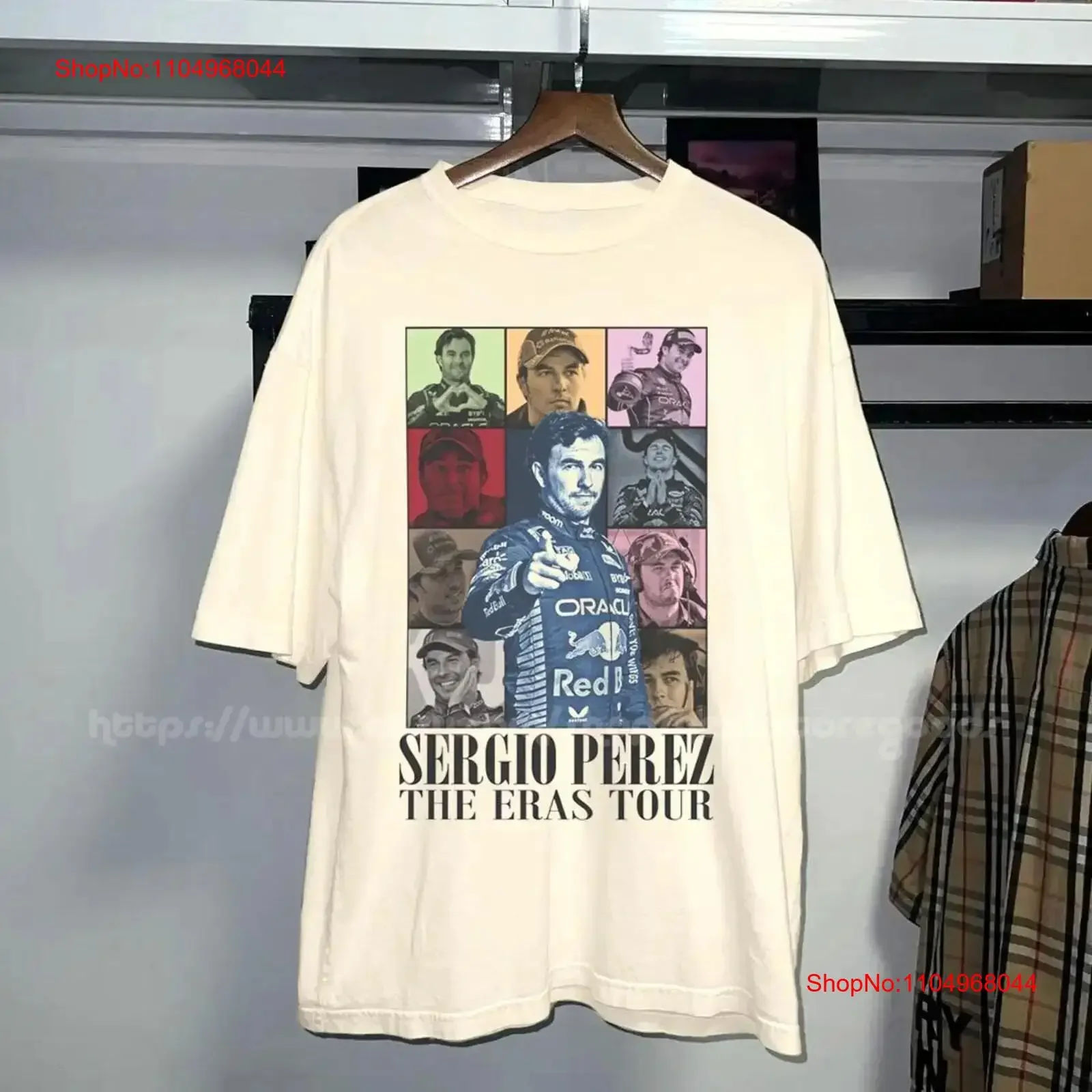 Sergio Perez The Eras Tour Softstyle camiseta vintage lavada elegante ropa de diseñador de moda cómoda homme