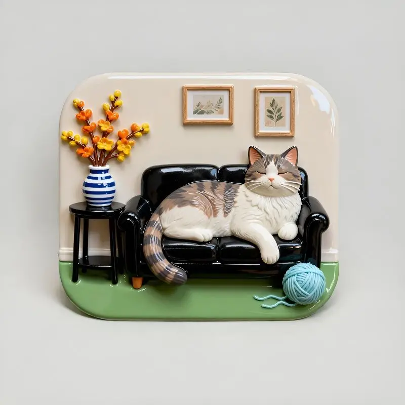 Three-dimensional Resin Relief Refrigerator Sticker Creative Souvenir Personalized Decoration Advanced Magnetic Suction Type