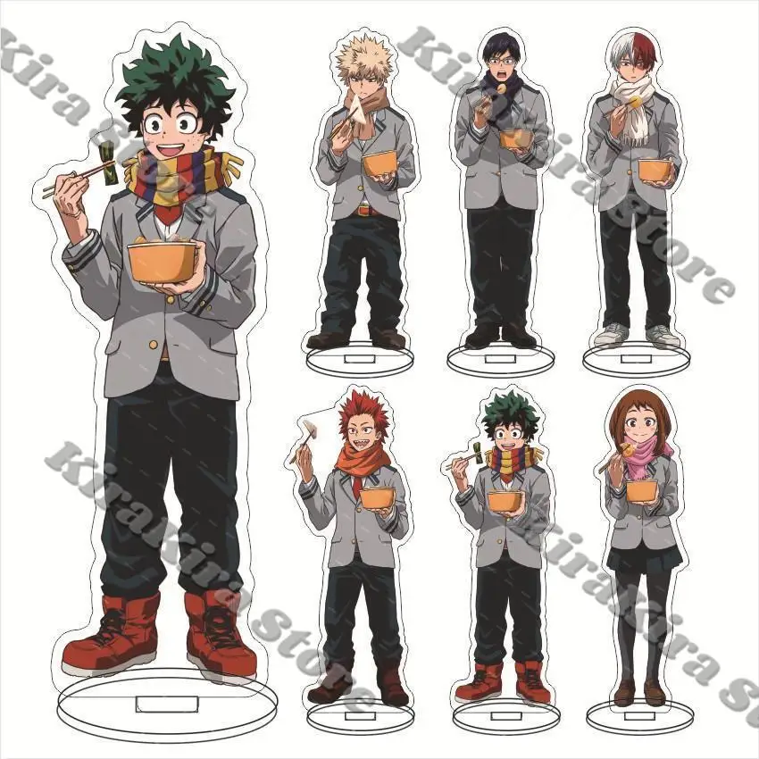 

My Hero Academia Midoriya Izuku Acrylic Large Standing Plate Bakugou Katsuki Anime Figure Stand Model Decor Iida Tenya Ornaments