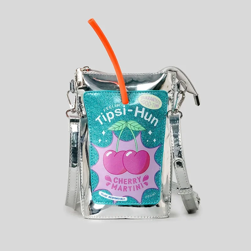 

Funny Bag Novelty Cherry Martini Shaped Purses and Handbags for Women Creative Cute Crossbody Bags Funny Shoulder Bag for Girls