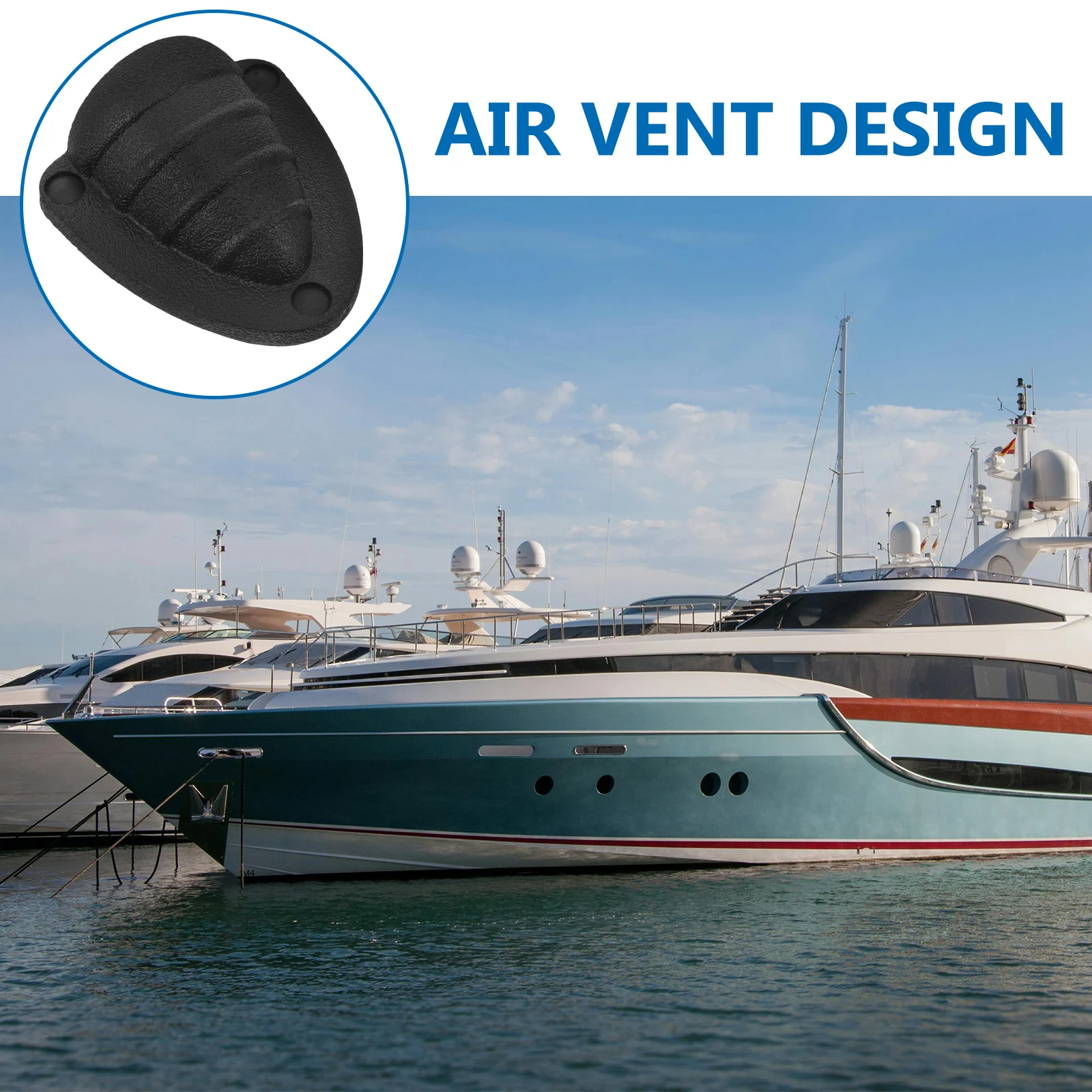 

Ventilation Cap for Boat Marine Accessories Size Durable Oxidation Resistant Suitable Yacht Home Plastic