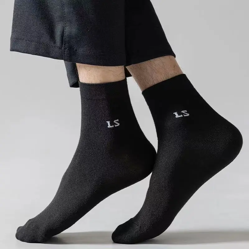 5 أزواج من الجوارب الرجالية الصيفية العشوائية، مضادة للرائحة، ماصة للعرق، قابلة للتنفس، مريحة، متعددة الاستخدامات، أعمال رجالية راقية