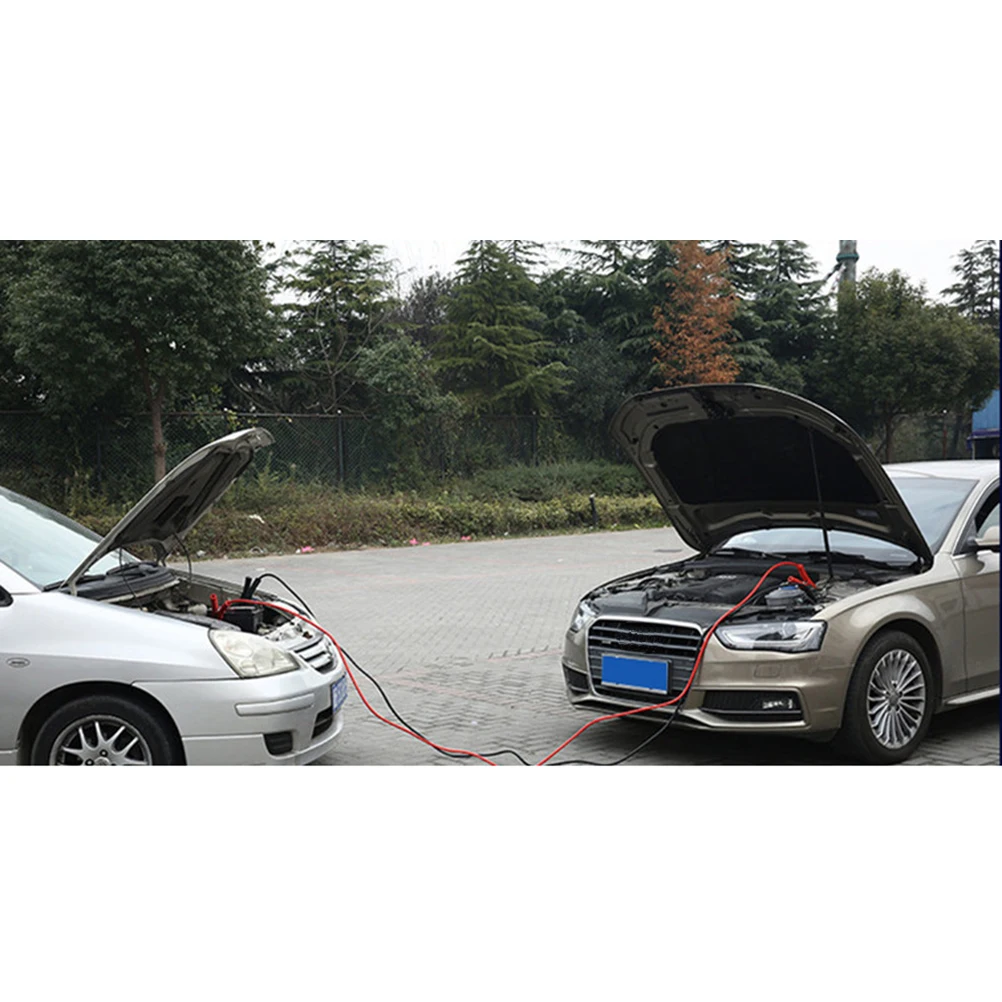 

Emergency Power Cord 3M Booster Cables Heavy Duty Jumper Wire Car 1800A Black Red PVC Copper String Truck