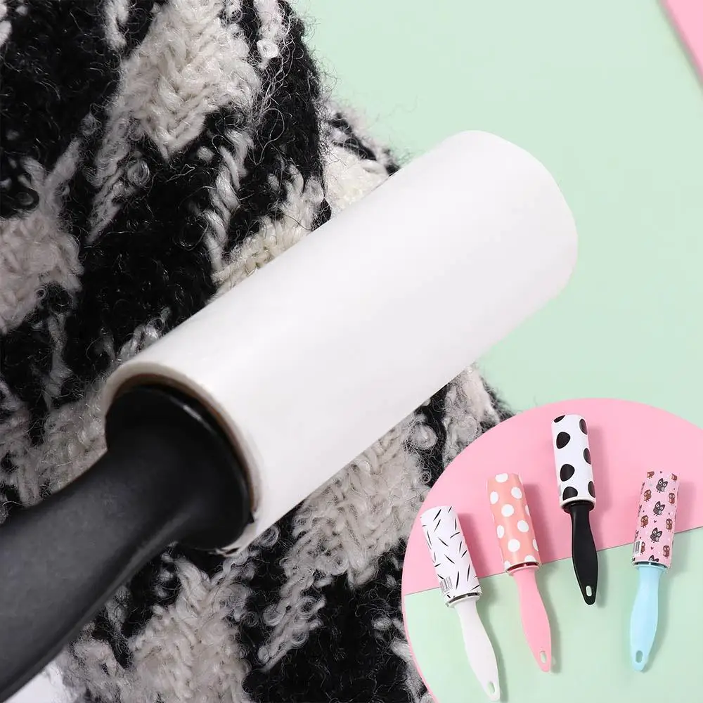 1 Pc Portable Manual Lint Roller Clothes Dust Fluff Pet Hair Sticky Brush Rolls Household Sweater Epilator Dog Pet Hair Remover