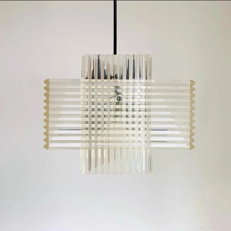 

German geometric design with industrial style, modern, simple and refreshing lighting living room dining room bedroom chandelier