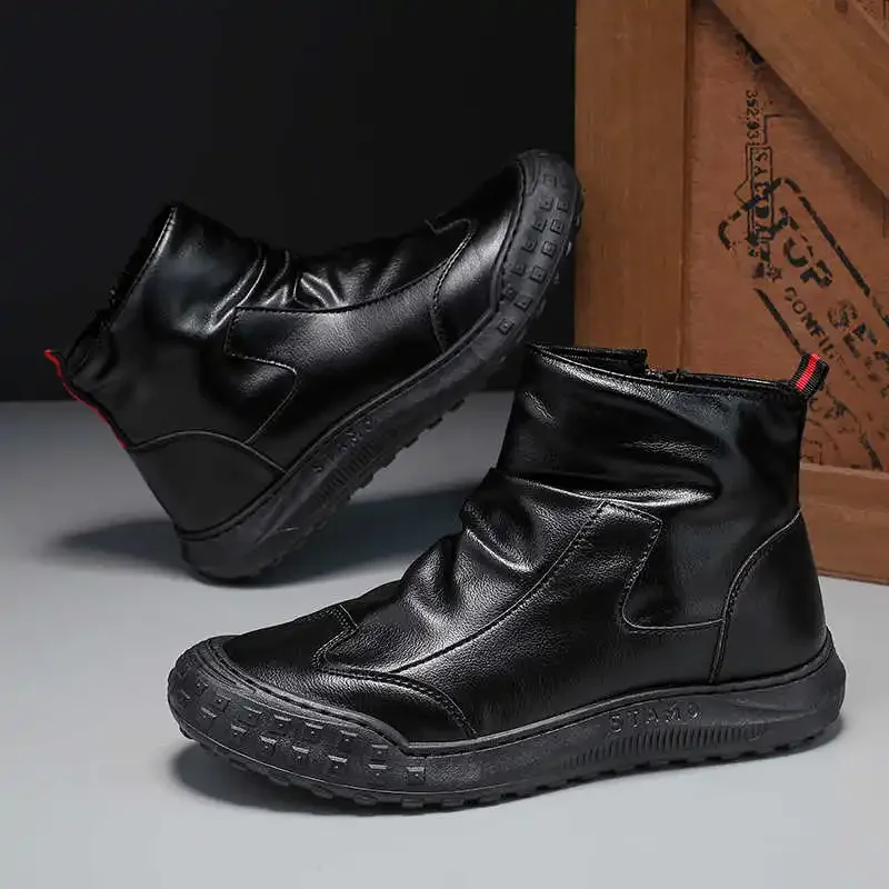 

Short In The Forest Men Leopard Ankle Boots High Gym Shoes Luxury Brand Trainer Sneakers Sports Seasonal Loffers