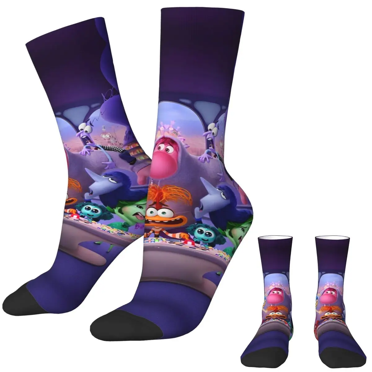 Inside Out Cartoon (16) Stockings Men Socks High Quality Funny Socks Autumn Cycling Anti Slip Design Socks Birthday Present