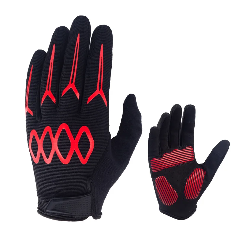 Oferta especial guantes de ciclismo dedo completo deportes al aire libre bicicleta primavera y verano silicona antideslizante absorción de impacto transpirable