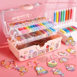 Children's Baking Free Adhesive Painting Three-dimensional Crystal Painting Handmade DIY Decorations Girl's Graffiti Puzzle Toys