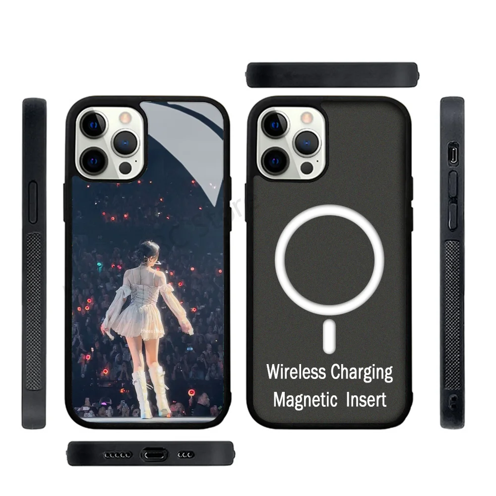 Korean Girl Mina T-Twice Phone Case Strong Magnetic For IPhone 15 14 13 Pro Max 11 12 Mini For Magsafe