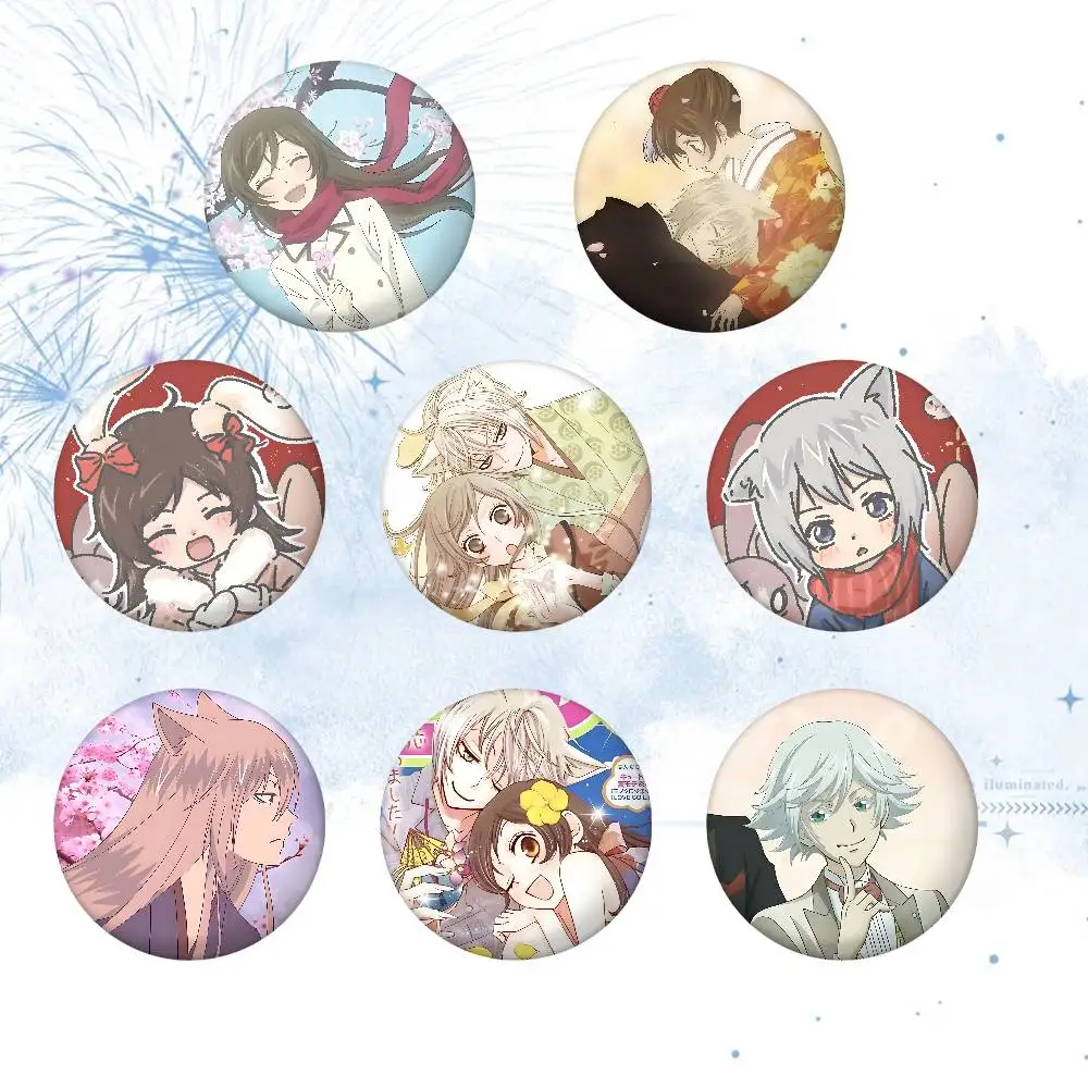 Anime K-Kamisama Kiss-S Hot Brooches On Backpack Decoration Round Enamel Pins For Jewelry Gifts Bag Accessorys