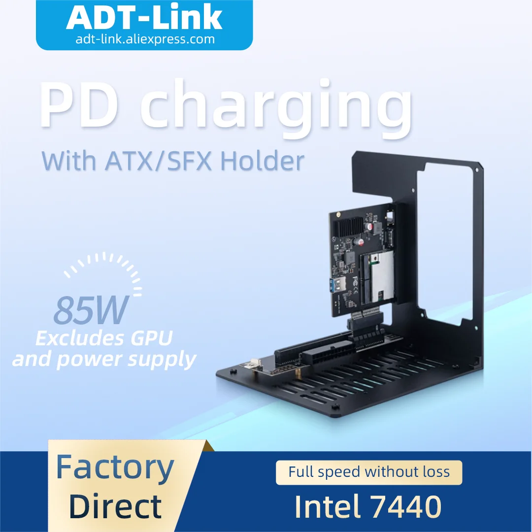 Thunderbolt 4/USB4 Laptop External Graphics Card Docking Station 40Gbps PCIE x16 Thunderbolt GPU Dock Graphics Card Expansion