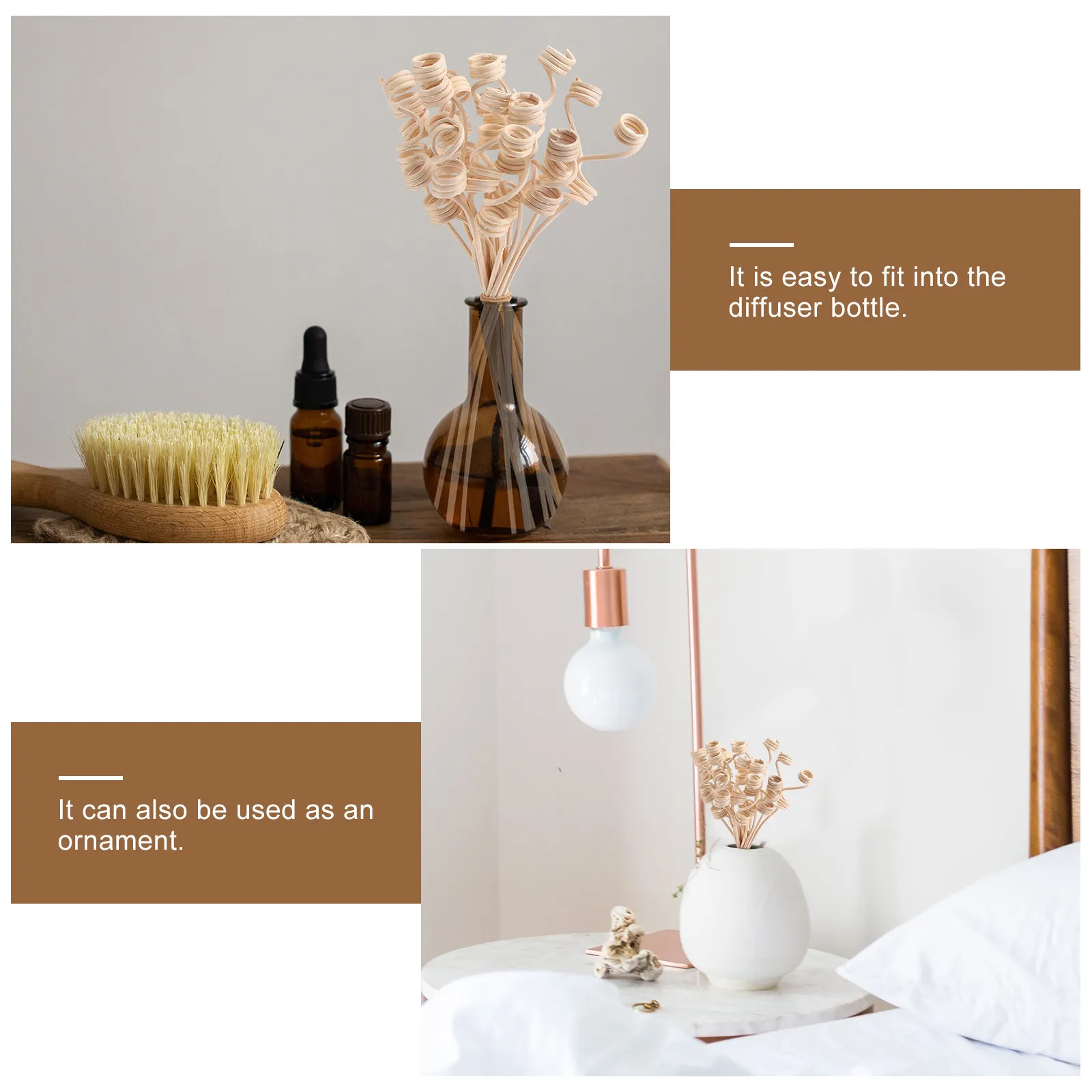 20Pcs Wooden Aroma Diffuser Rods Quick Absorb Fragrance Sticks for Oil Diffusers Room Freshener Home Decor Scent Diffusion