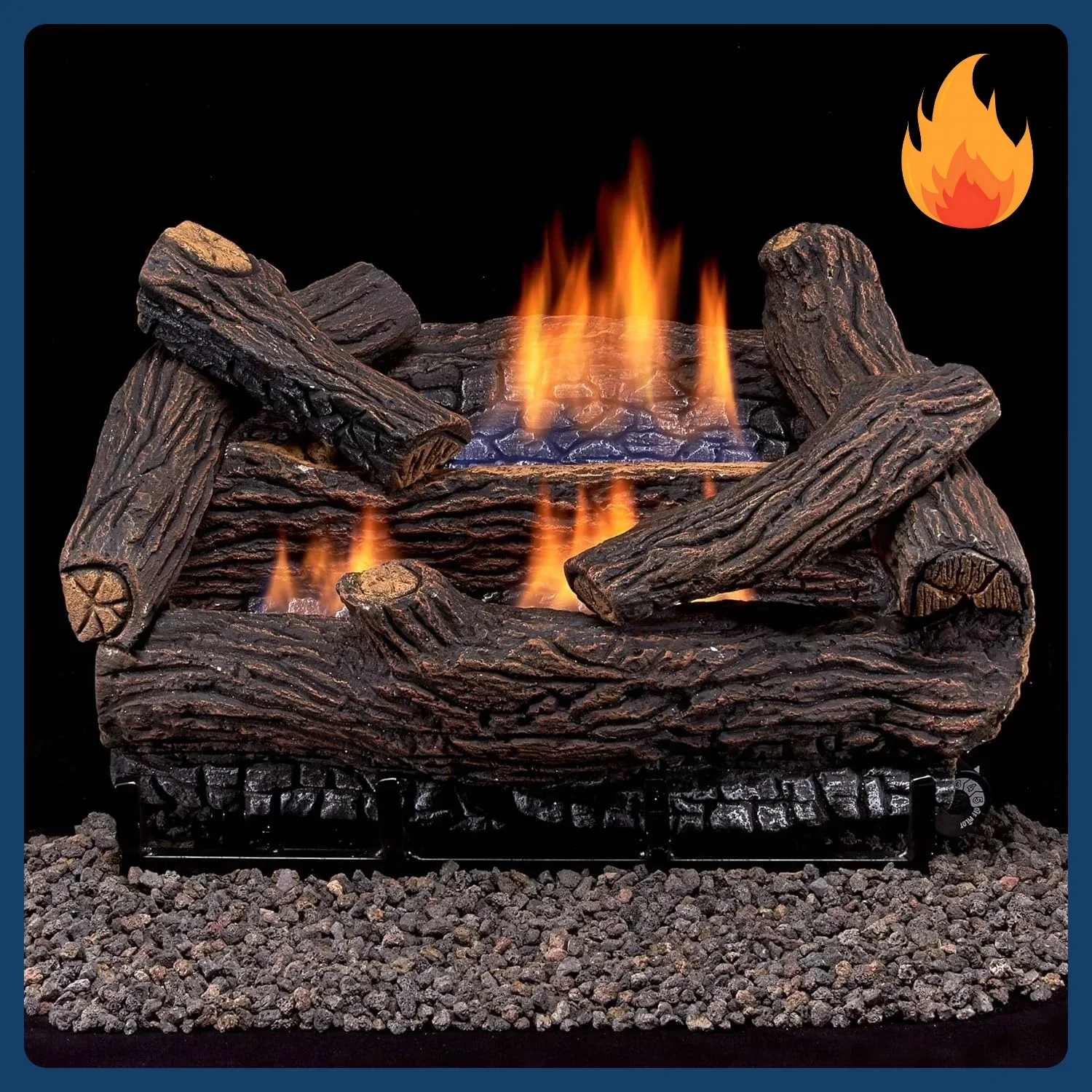 

Скидка! Набор дров для газового камина без дымоотвода - 18 дюймов Stacked Oak, 30 000 BTU, с дистанционным управлением - Модель # DLS-N18R-2