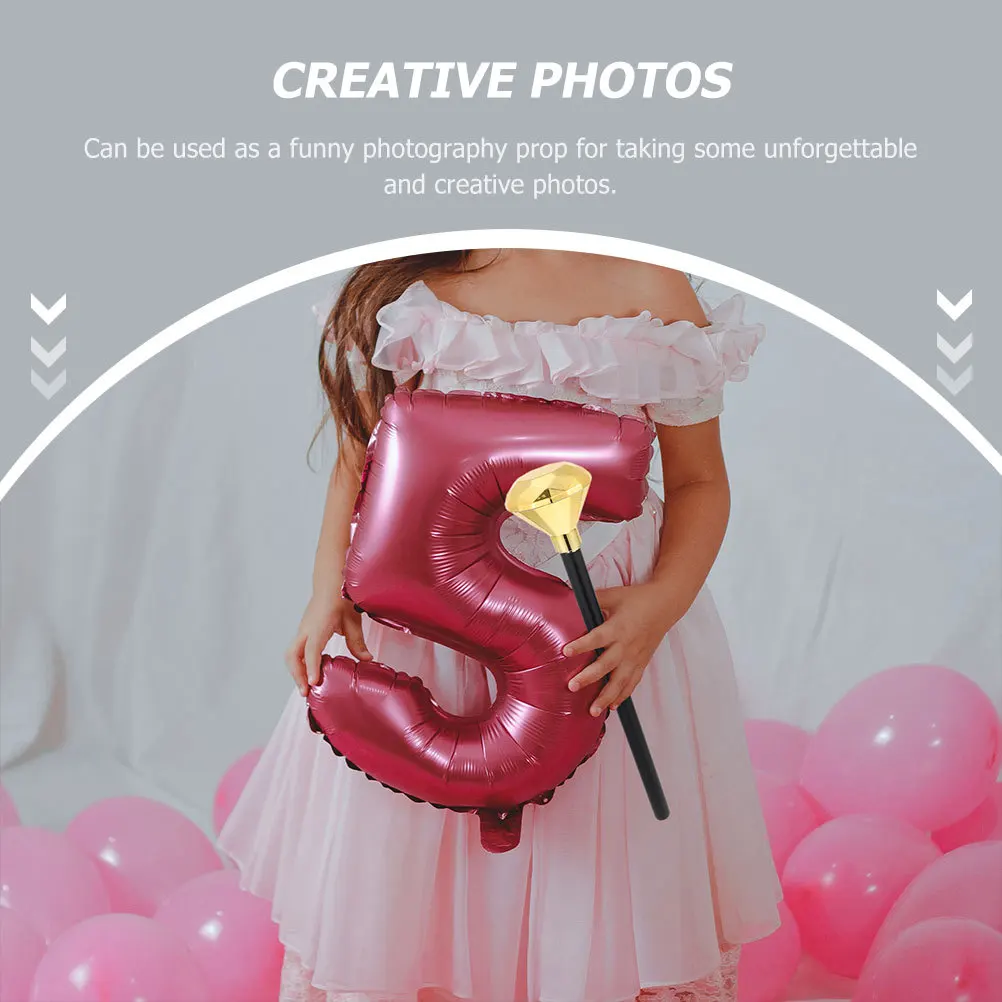 Sceptre en forme d'halloween pour enfants, accessoire de Cosplay, décor de fête, accessoire de baguette d'halloween, 4 pièces