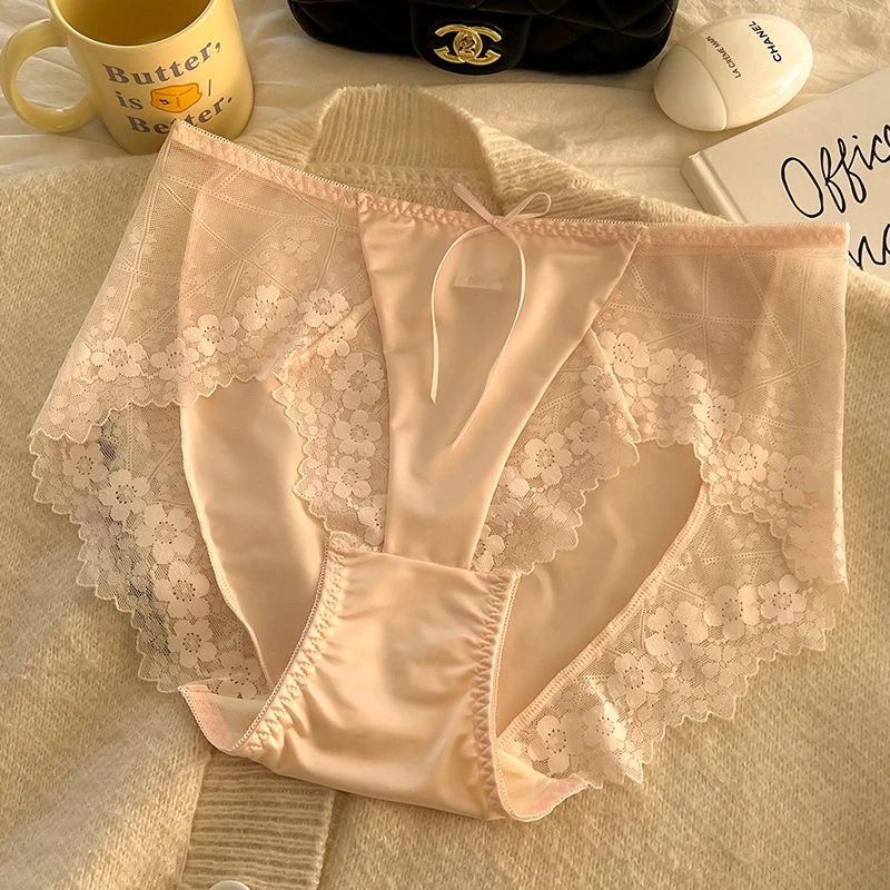 Underwear women sexy lingerie lace ropa interor para mujeres high waist panties Plus size comfortable noble high-quality bragas - Image 5