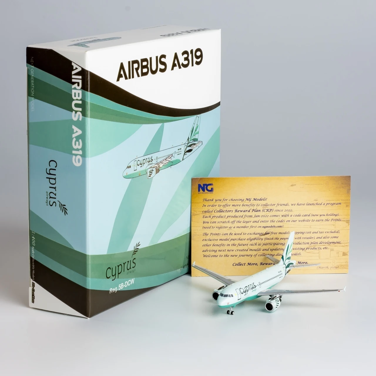 49031 Alloy Collectible Plane Gift NG Model 1:400 Cyprus Airways Airbus A319-100 Diecast Aircraft Jet Model 5B-DCW