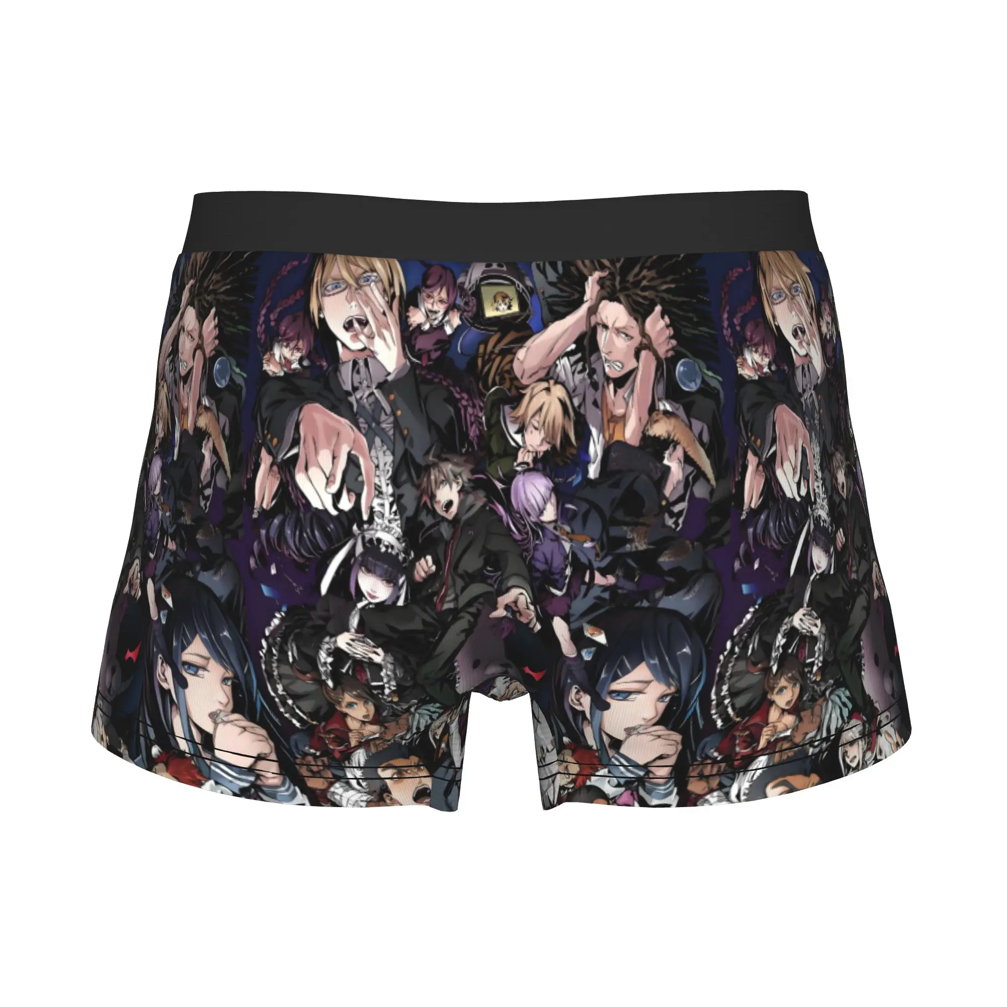 Trigger Happy Havoc  Boxers Shorts Men Danganronpa Game Briefs Underwear Funny Underpants