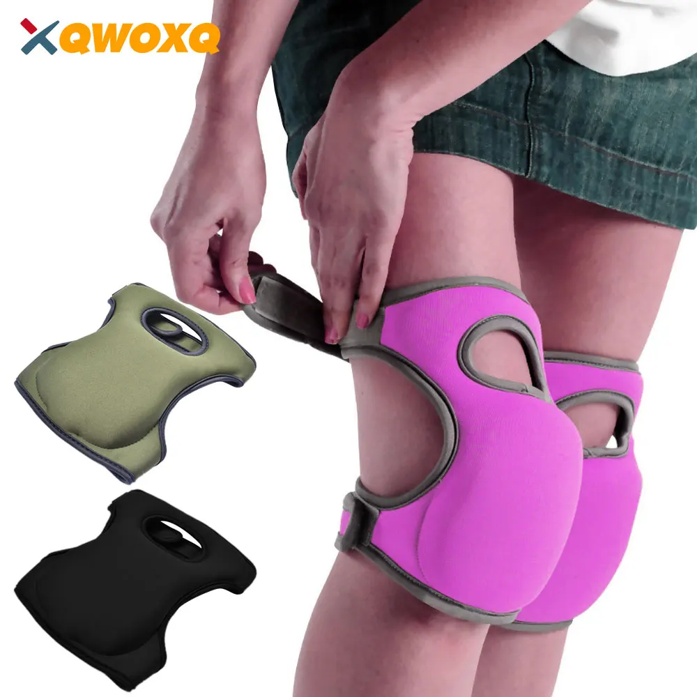 1Pair Gardening Knee Pads Garden Knee Protector Anti Slip Comfort Kneepad Cap for Gardener Cleaning Work Scrubbing Floor Pruning