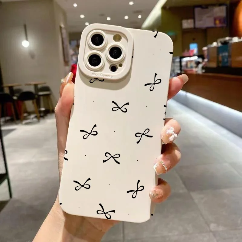 Phone Case for Xiaomi 14T Pro Cases Mi 11 Lite 5G 14 13 12T 12 13T Poco M6 X6 X5 F5 X3 F6 Pro Multiple Cute Small Bowknot Cover