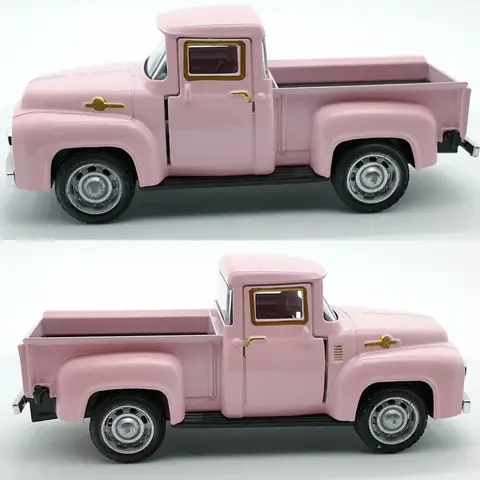 1:32 Klassisk Pickup Truck Simuleringsbil Modell Alloy Dragback Gjuten Fordon För Pojkar Barn Juldekoration Leksak 10 best sales 1 styckgjuten lastbil i skala 32 - №1
