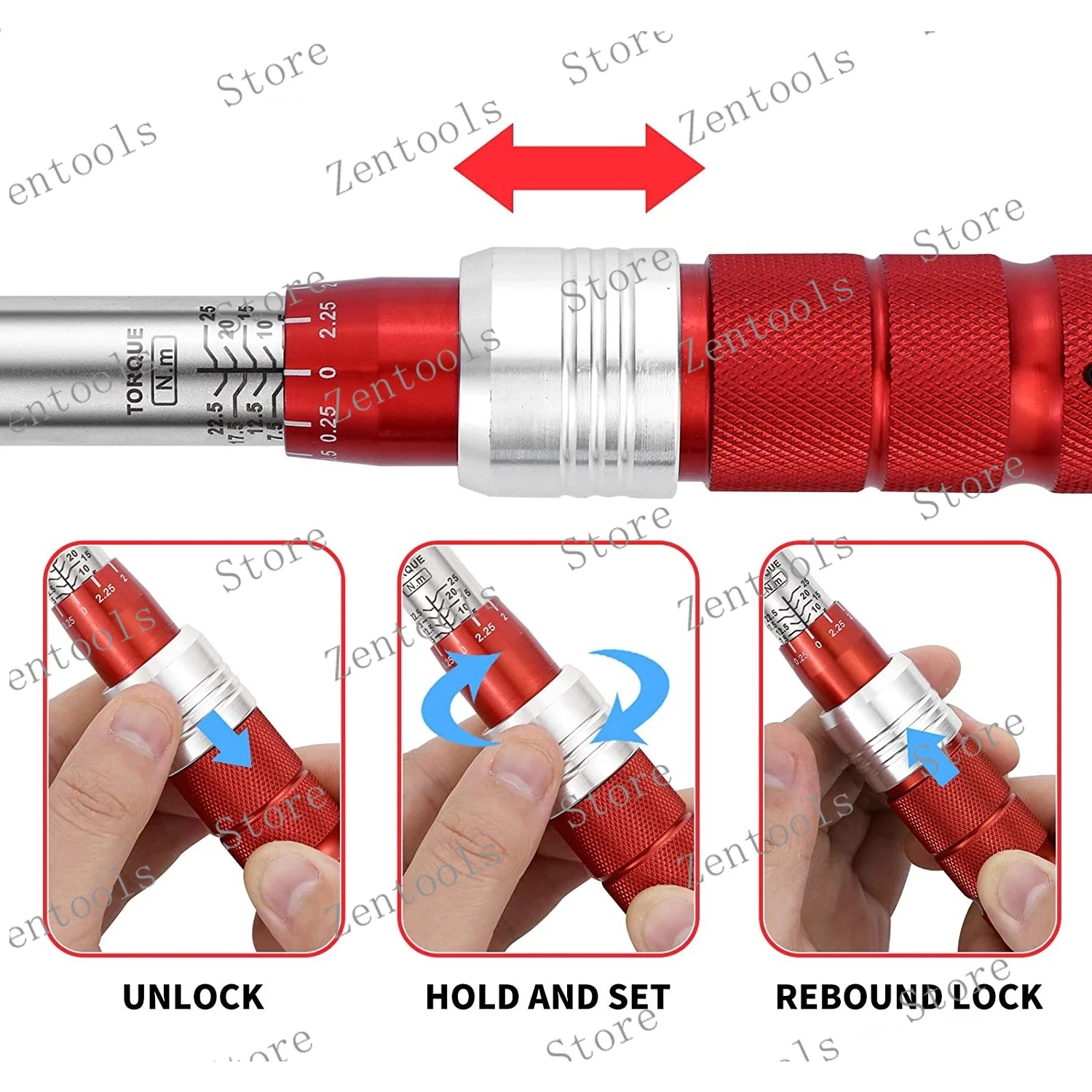 مجموعة مفاتيح عزم الدوران الصغيرة لأدوات إصلاح مجموعة مفاتيح عزم الدوران بسقاطة الدراجة
