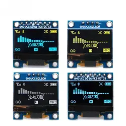 OLED Display Tech pour Ardu370.96, disponible en blanc et bleu, 0.96 pouces, IIC, I2C Communiquer, 4 broches