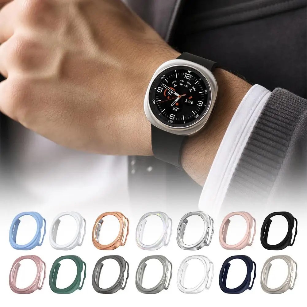 PC Protective Case for Samsung Galaxy Watch Ultra 2 Case, 47mm Hollow Protective Bumper All-Around Shell for Galaxy Watch Ultra2
