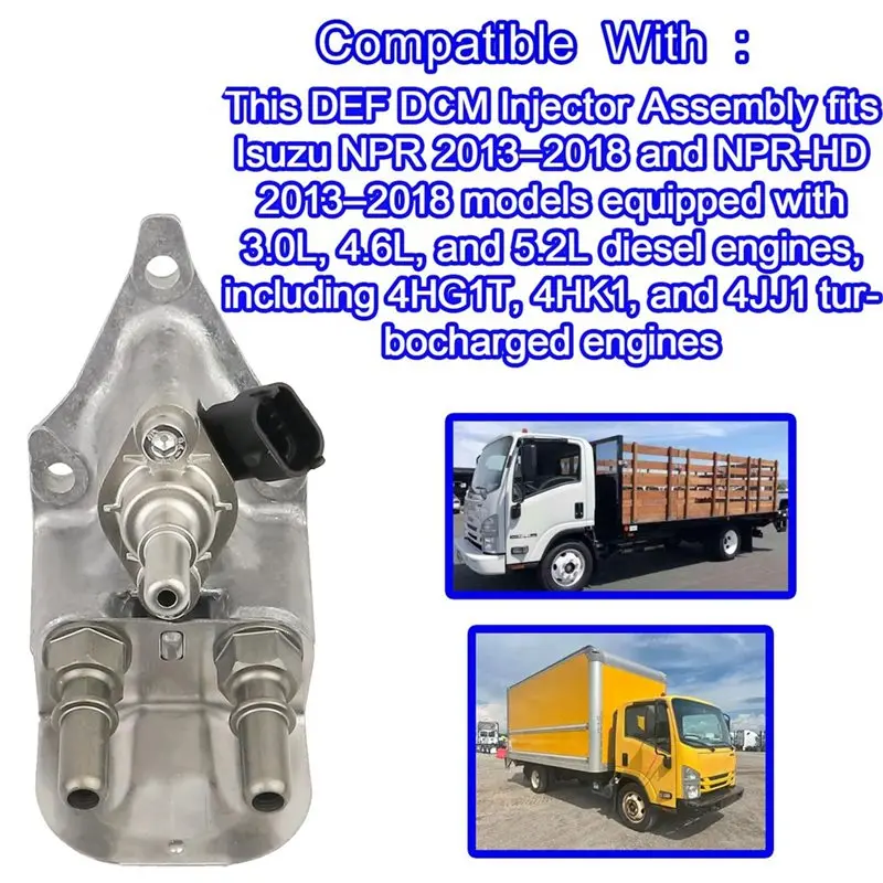 A98M DEF Injector Assembly 8982318982 For Isuzu NPR NPR-HD 2013-2018 3.0L 4.6L 5.2L 4HK1 4HG1T 4JJ1 Engine Dosing Module