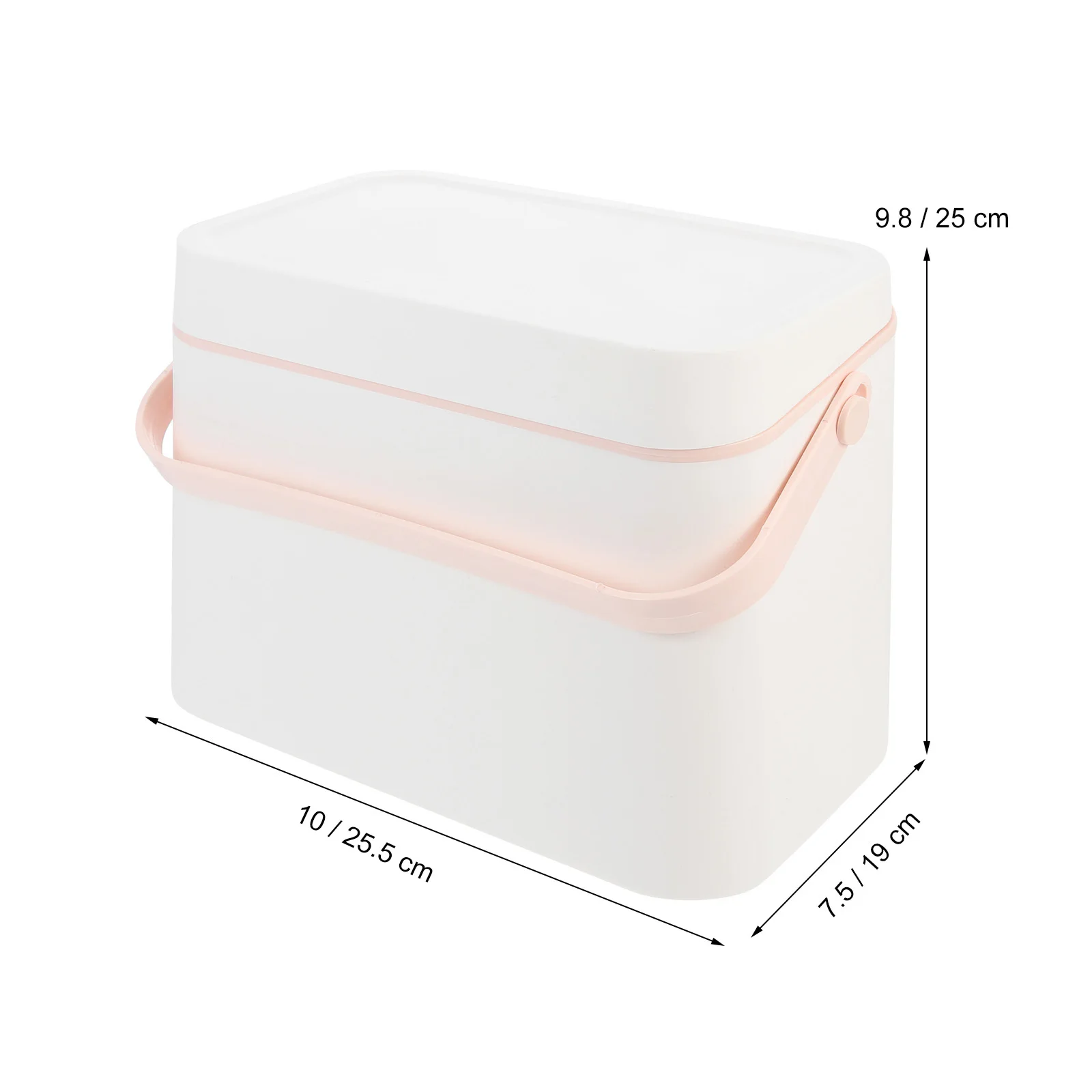 고화질 거울이 있는 메이크업 정리함, 화장품, 문구류, 가정, 사무실 책상용 다중 수납 공간
