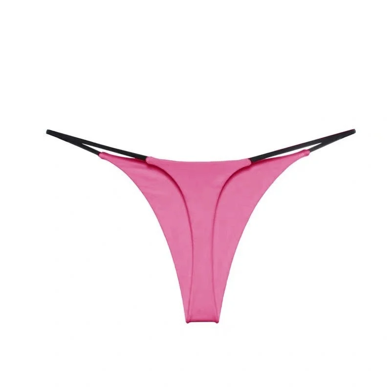 Mulheres babados roupa interior invisível sem costura t calcinha g-string feminino sexy tangas íntimas lingerie senhoras briefs 1 pçs abc11