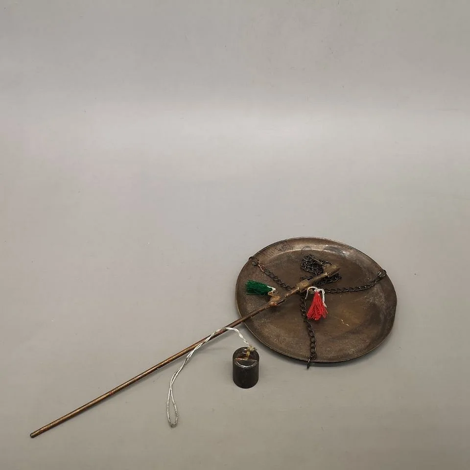 Antique collection copper small scale prop scale old-fashioned small hand carrying scale