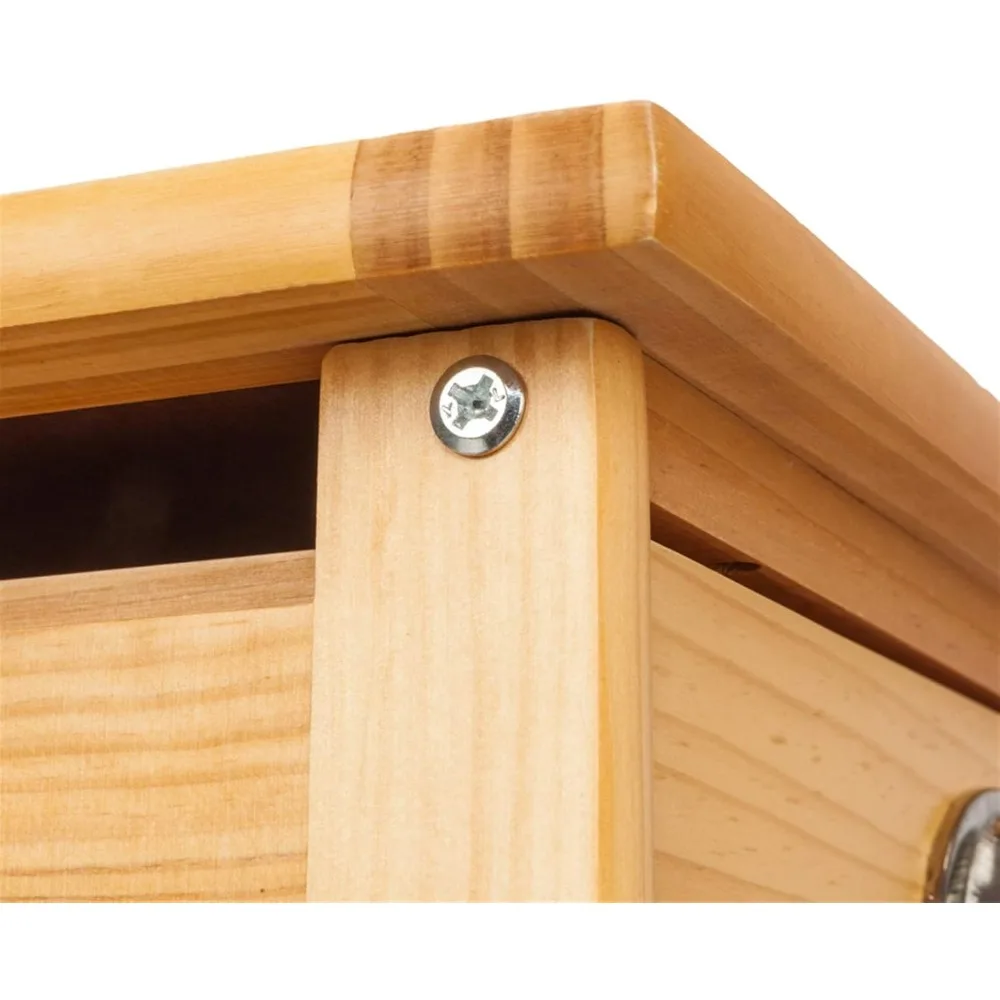 Moveable Kitchen Island Cart Rolling Wood Kitchen Storage Trolley Utility Cart Rack w/Storage Drawers/Baskets Dining Stand Stora