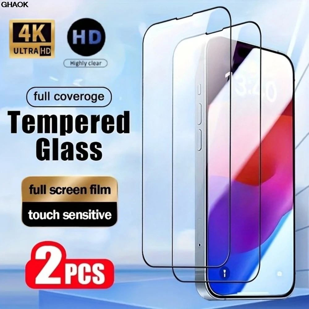 2Pcs Full Cover Tem… - image